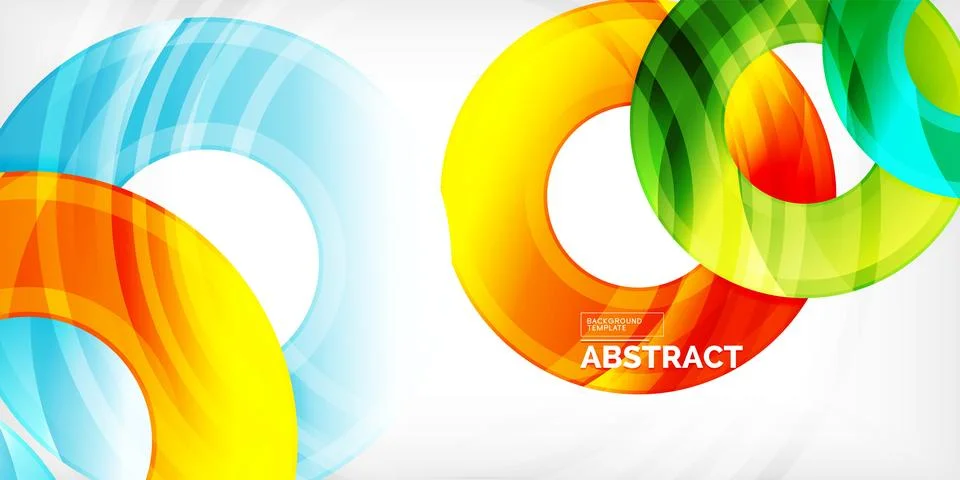 Circles, round elements, ring shapes premium background. Vector Illustration For Stock Illustration