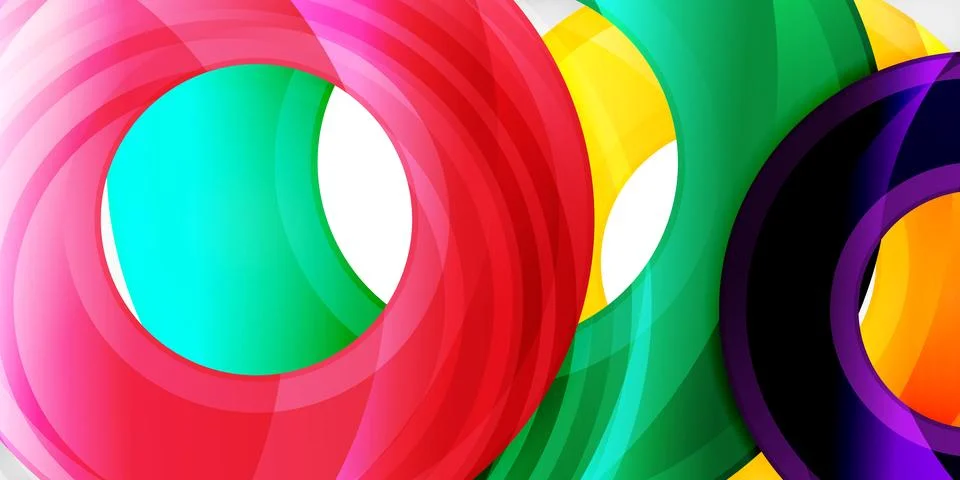 Circles, round elements, ring shapes premium background. Vector Illustration For 스톡 일러스트