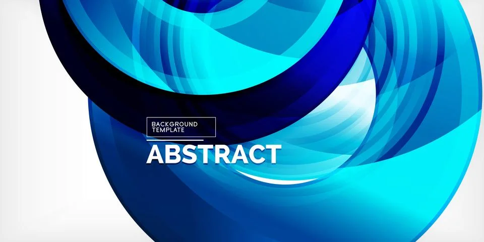Circles, round elements, ring shapes premium background. Vector Illustration For Stock Illustration