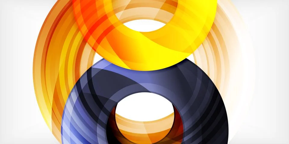 Circles, round elements, ring shapes premium background. Vector Illustration For 스톡 일러스트