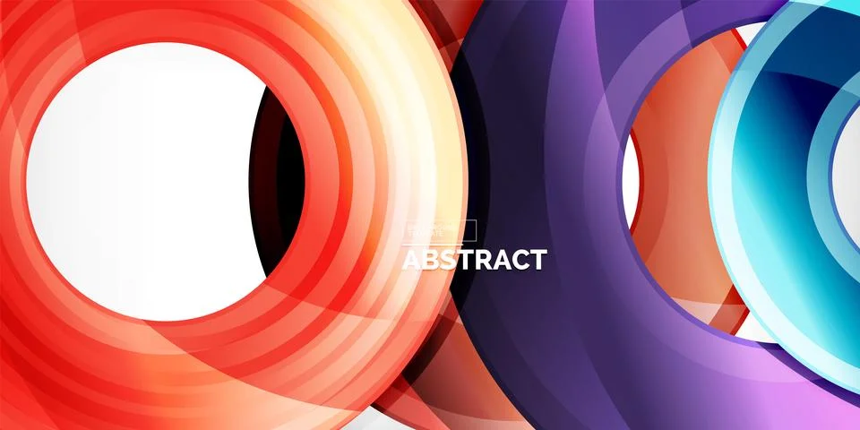 Circles, round elements, ring shapes premium background. Vector Illustration For 스톡 일러스트