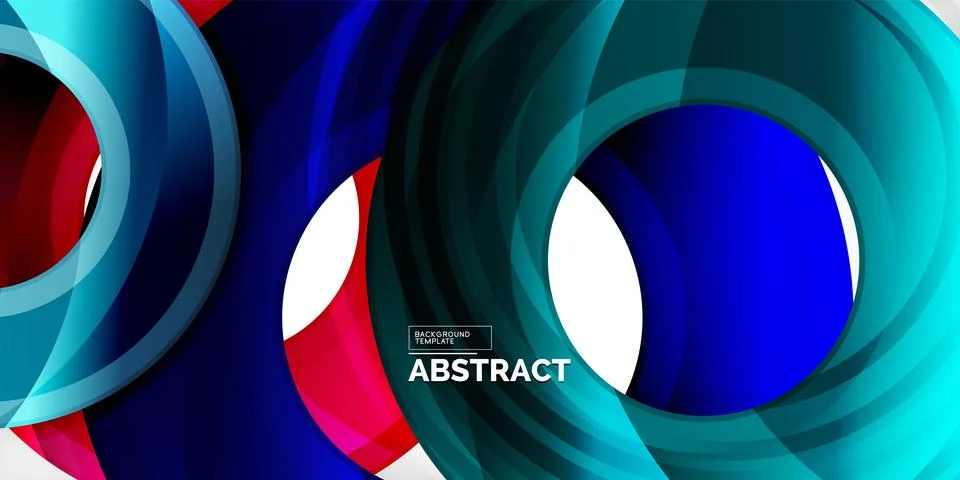 Circles, round elements, ring shapes premium background. Vector Illustration For 스톡 일러스트