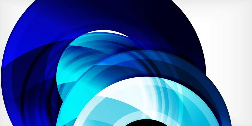 Circles, round elements, ring shapes premium background. Vector Illustration For イラスト素材