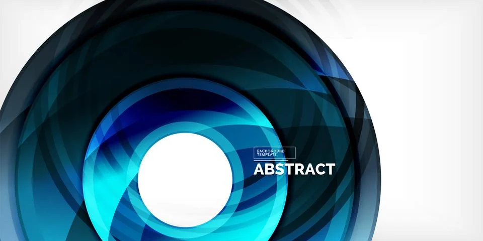 Circles, round elements, ring shapes premium background. Vector Illustration For イラスト素材
