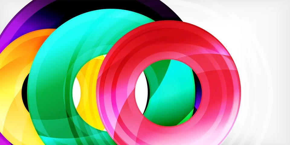 Circles, round elements, ring shapes premium background. Vector Illustration For 스톡 일러스트