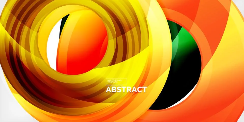 Circles, round elements, ring shapes premium background. Vector Illustration For イラスト素材