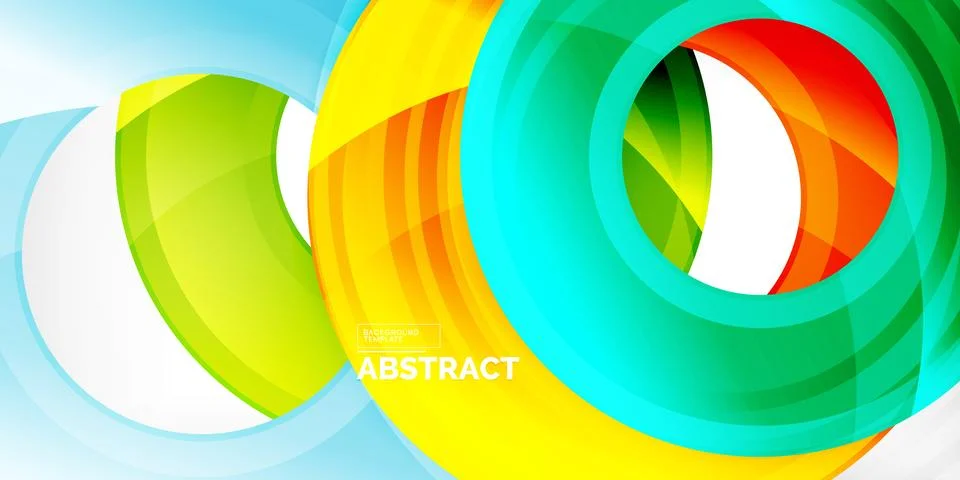 Circles, round elements, ring shapes premium background. Vector Illustration For 스톡 일러스트