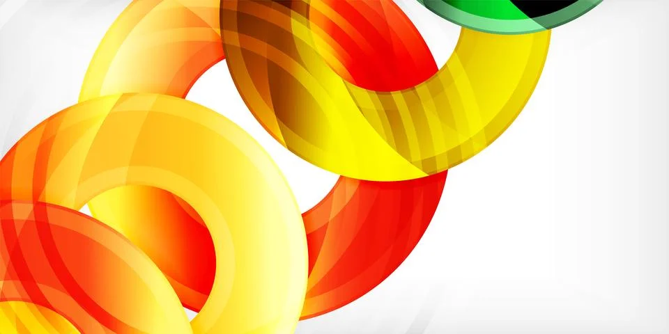 Circles, round elements, ring shapes premium background. Vector Illustration For Illustrazione stock