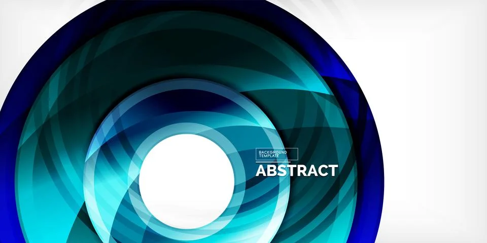 Circles, round elements, ring shapes premium background. Vector Illustration For イラスト素材