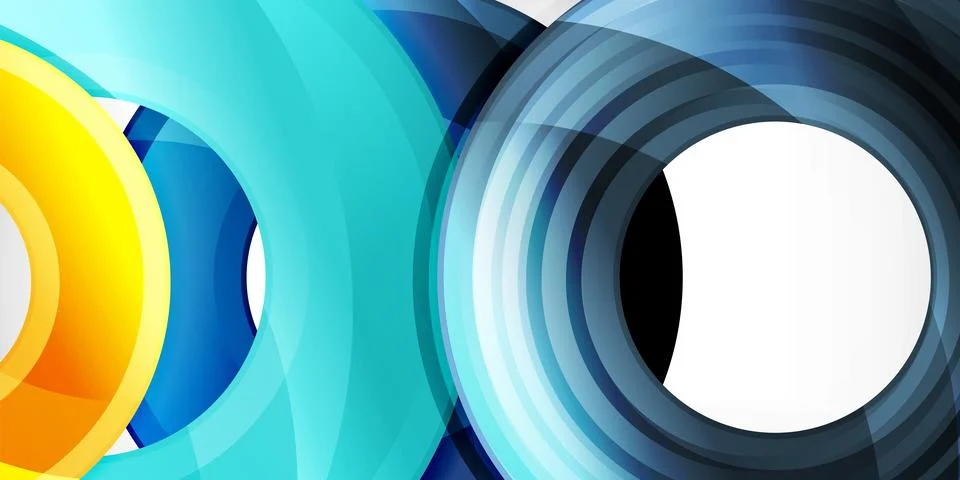 Circles, round elements, ring shapes premium background. Vector Illustration For 스톡 일러스트