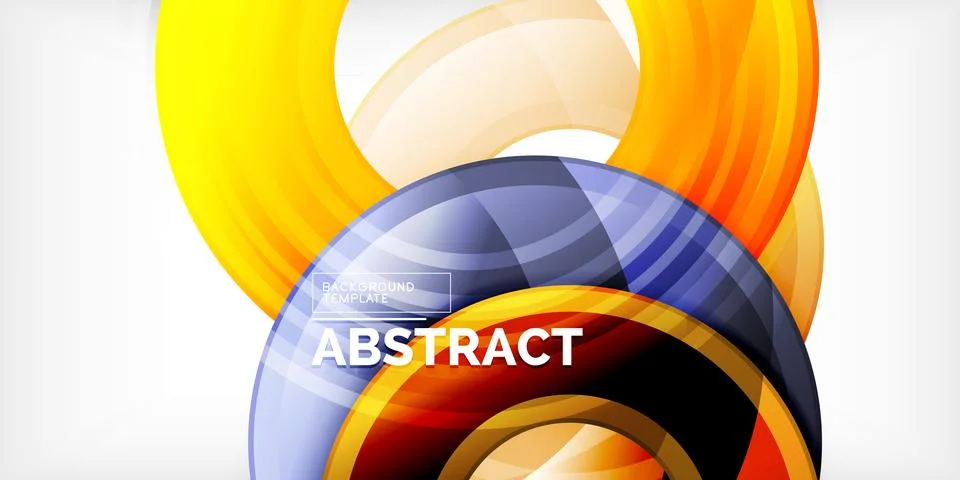Circles, round elements, ring shapes premium background. Vector Illustration For 스톡 일러스트