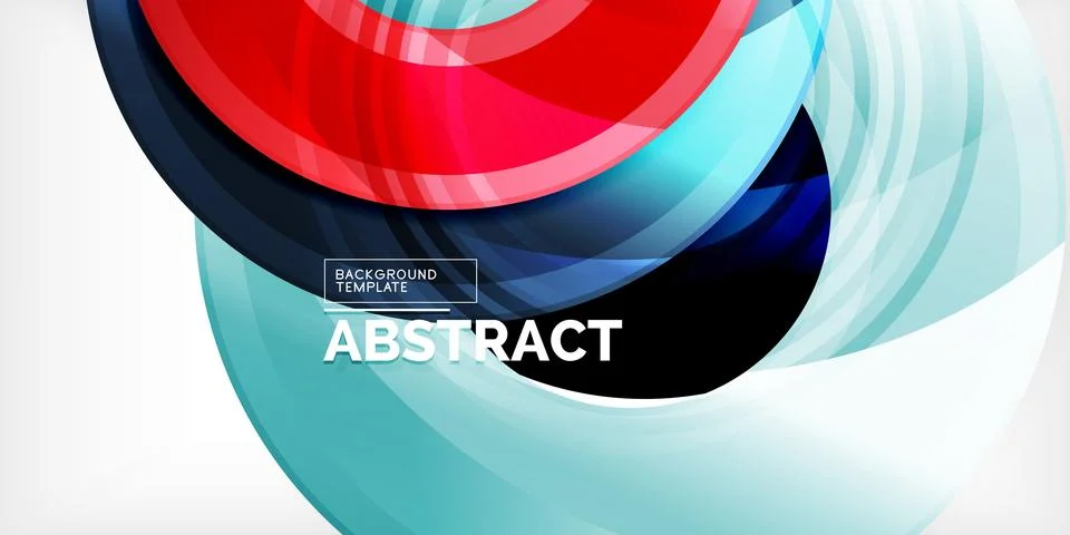 Circles, round elements, ring shapes premium background. Vector Illustration For Stock Illustration