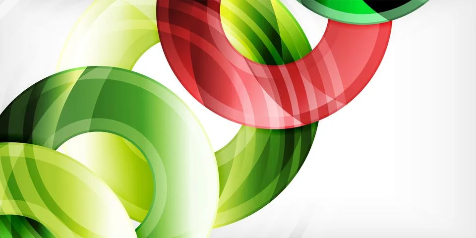 Circles, round elements, ring shapes premium background. Vector Illustration For Illustrazione stock