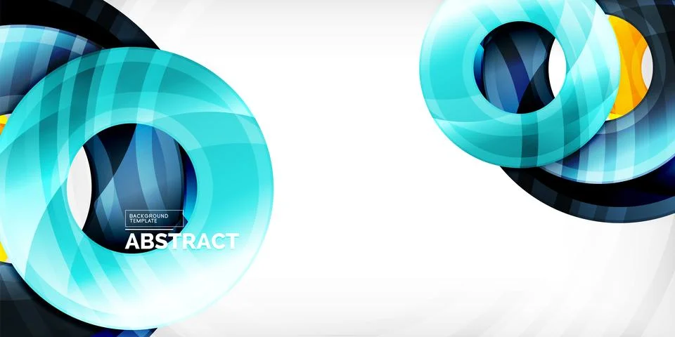 Circles, round elements, ring shapes premium background. Vector Illustratio.. 스톡 일러스트