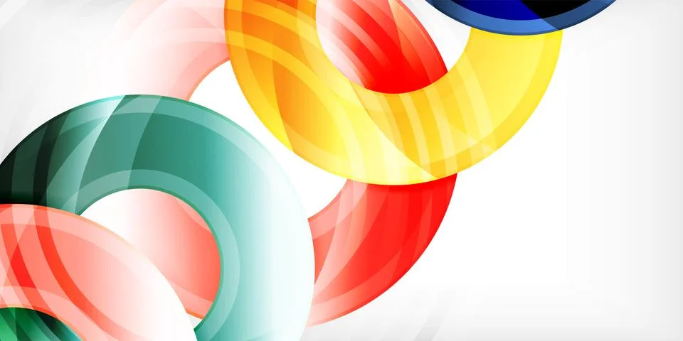 Circles, round elements, ring shapes premium background. Vector Illustration For 스톡 일러스트