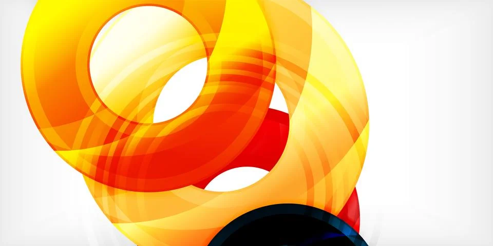 Circles, round elements, ring shapes premium background. Vector Illustration For Stock Illustration