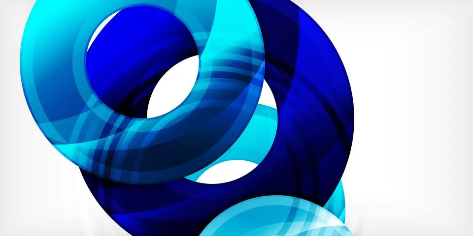 Circles, round elements, ring shapes premium background. Vector Illustration For Illustrazione stock