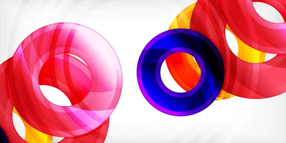 Circles, round elements, ring shapes premium background. Vector Illustration For 스톡 일러스트