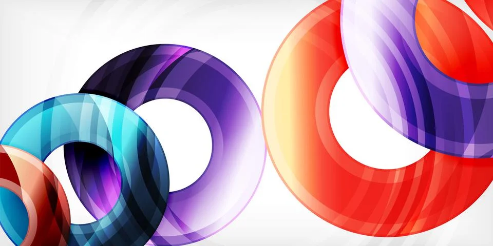 Circles, round elements, ring shapes premium background. Vector Illustration For 스톡 일러스트