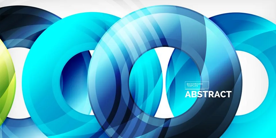 Circles, round elements, ring shapes premium background. Vector Illustration For 스톡 일러스트