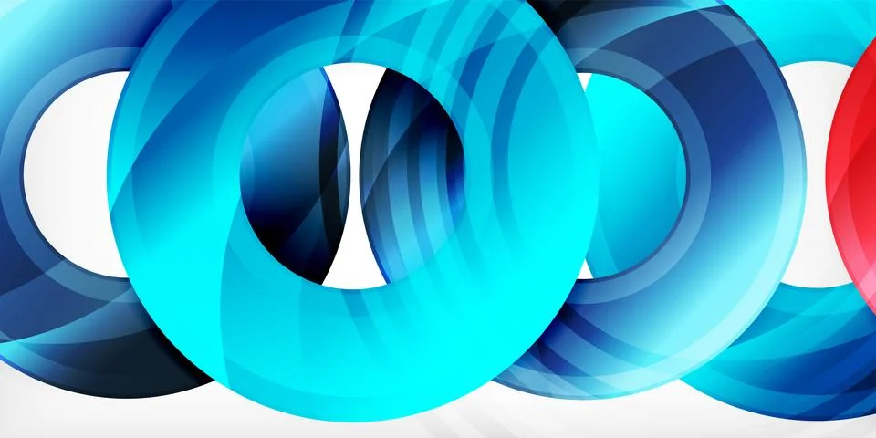 Circles, round elements, ring shapes premium background. Vector Illustration For 스톡 일러스트