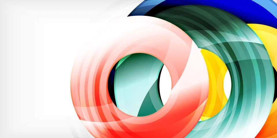 Circles, round elements, ring shapes premium background. Vector Illustration For 스톡 일러스트