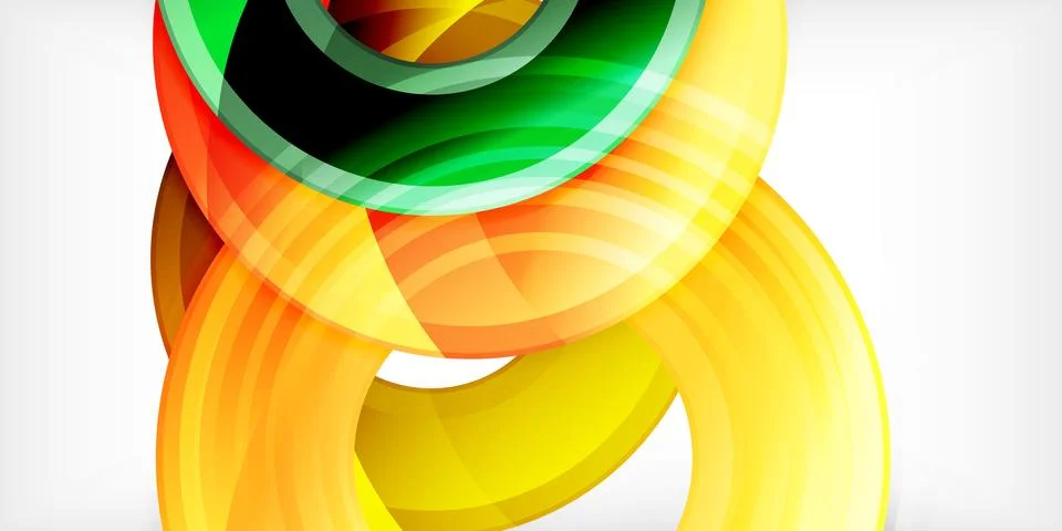 Circles, round elements, ring shapes premium background. Vector Illustration For 스톡 일러스트