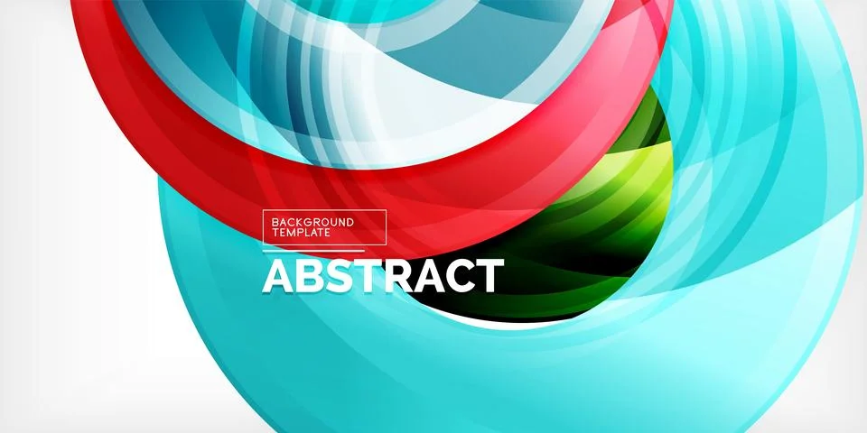 Circles, round elements, ring shapes premium background. Vector Illustration For 스톡 일러스트