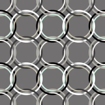 Circles seamless pattern 2 circles seamless pattern, abstract art illustra... Stock Photos