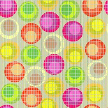 Circles seamless pattern Stock Illustration