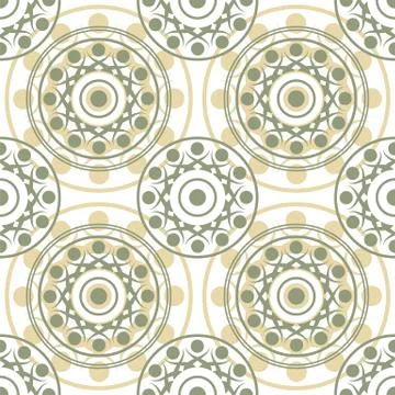 Circles seamless pattern Stock Illustration