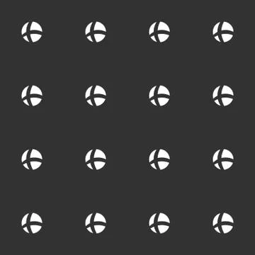 Circles seamless pattern Stock Illustration