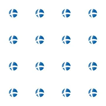 Circles seamless pattern Stock Illustration