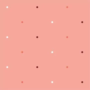 Circles seamless pattern, lovely romantic background, great for Valentine's D Stock Illustration
