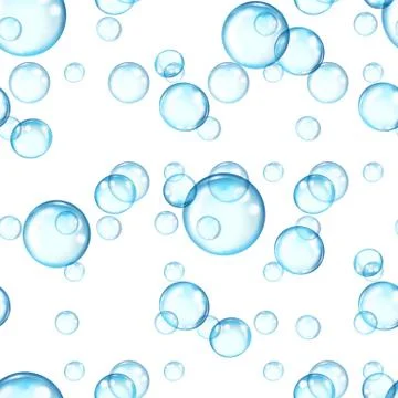 Circles seamless pattern. Round shapes background Stock Illustration