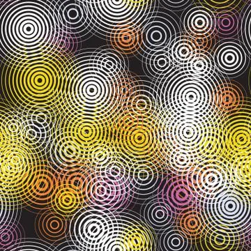 Circles seamless tile Stock Illustration