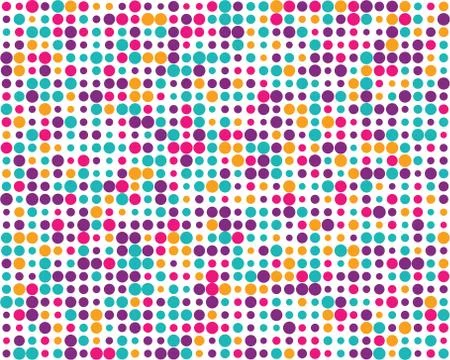 Circles, seamless vector Stock Illustration