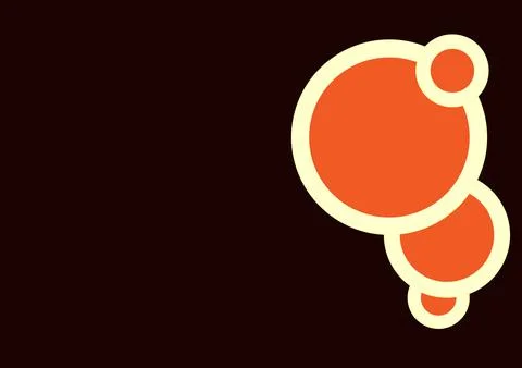 Circles shape background Stock Illustration