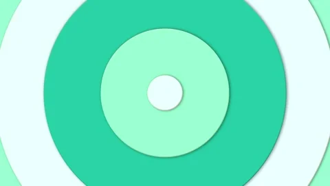 Circles With SHift Effect And Circular Motion Stock Footage 264648177