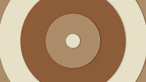 Circles With SHift Effect And Circular Motion Stock Footage 264648192