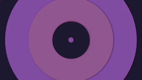 Circles With SHift Effect And Circular Motion Stock Footage 264648880