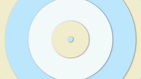 Circles With SHift Effect And Circular Motion Stock Footage 264649065