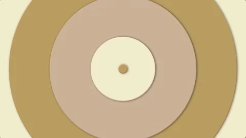 Circles With SHift Effect And Circular Motion Stock Footage 264649176