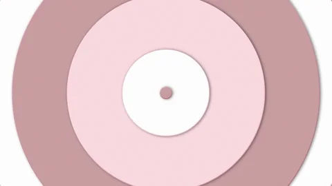 Circles With SHift Effect And Circular Motion Stock Footage 264649421