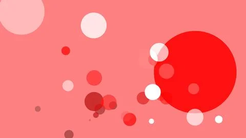 Circles spring up on a colorful background イラスト素材