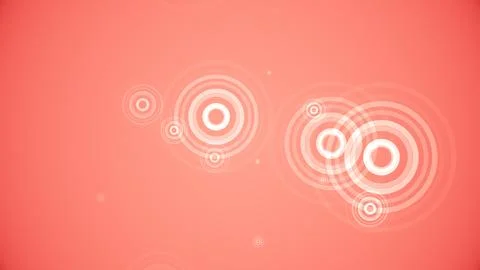 Circles spring up on a colorful background 스톡 일러스트