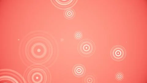 Circles spring up on a colorful background Stock Illustration