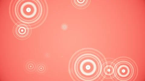 Circles spring up on a colorful background Stock Illustration