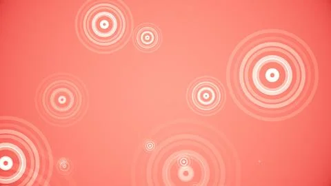Circles spring up on a colorful background 库存插图