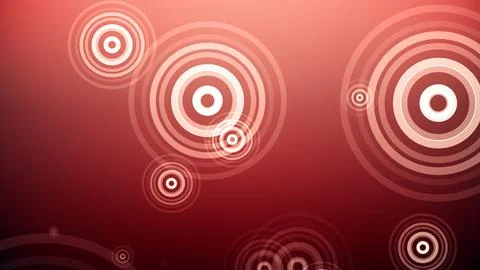 Circles spring up on a colorful background イラスト素材
